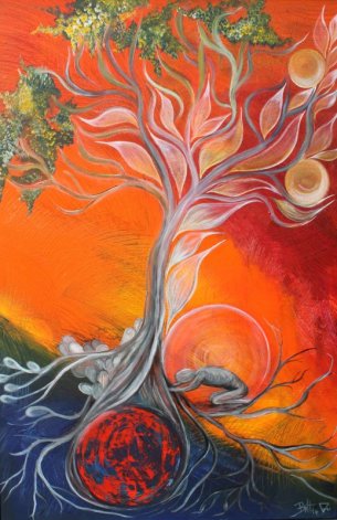 Barbara Nelböck-Hochstetter Baum des Lebens 1
