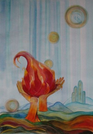 Barbara Nelböck-Hochstetter Promethea- Die Feuerbringerin