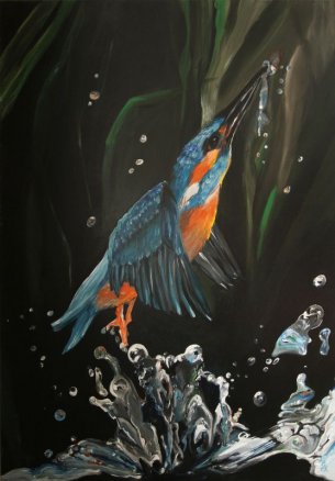 Birgit van der Gang Eisvogel