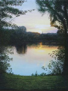 Leo Windeln Abend am Lago Laprello