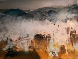 Maria Sulzbacher Landschaft im Nebel