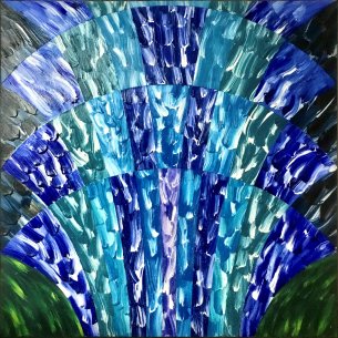 Siegmar Ahlvers Blue Cascade