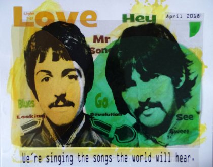 We are singing the songs the world will here von Angelika Jelich