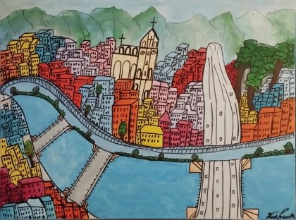 Stadt Villach, die Stadt der bunten Häuser von David Erwerth