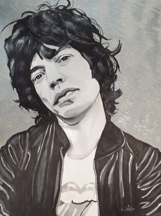 Mick Jagger von Erich Handlos