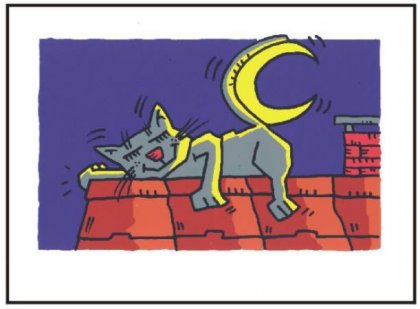 Cat on a roof von Herman