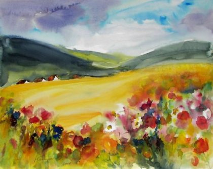 Blumenwiese von Ingrid Kamper
