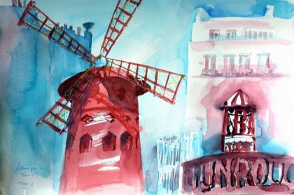 Moulin Rouge Paris von Ingrid Kamper