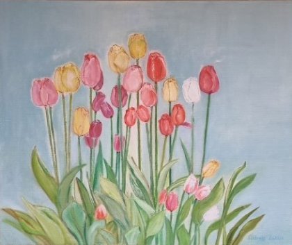 Die Tulpen von Lidia Kronnhoffmannova Lang