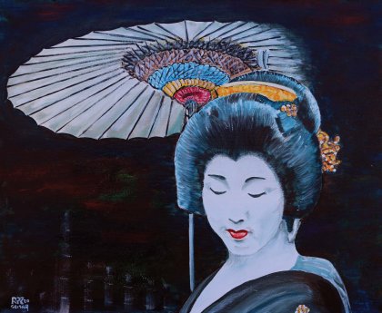 Geisha von Rudolf Kerschbaum