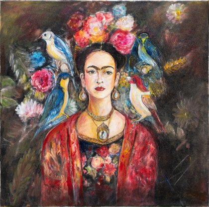 Frida und ich, Vögel von Sieglinde Strohmeier