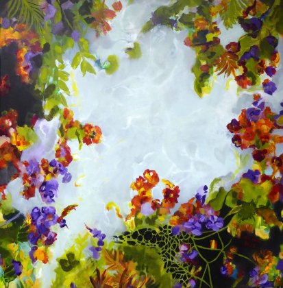 Florales und Abstraktion 2 von Ute Röhe